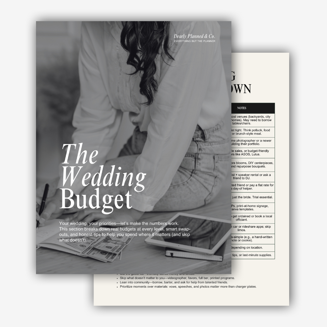 The Wedding Budget Guide